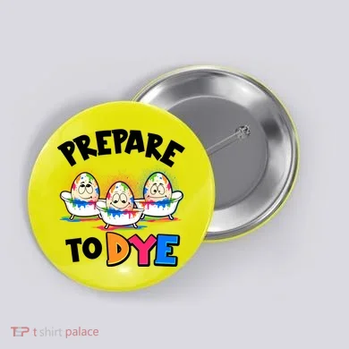 Funny Easter Eggs Prepare To Dye Button