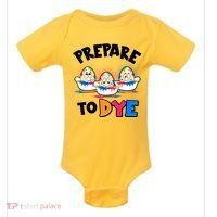 Funny Easter Eggs Prepare To Dye Baby Bodysuit thumb 0