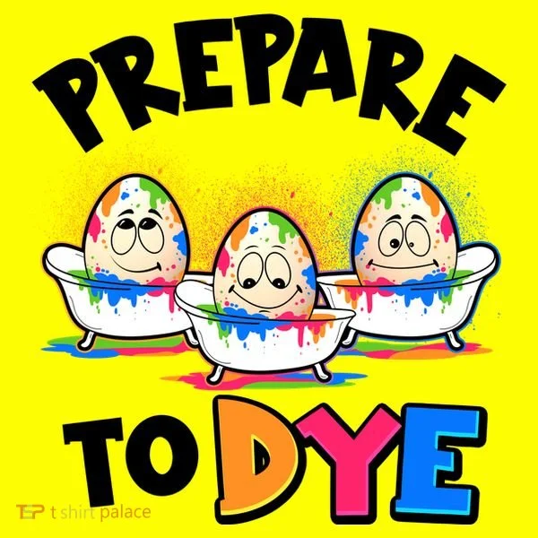 Funny Easter Eggs Prepare To Dye Baby Bodysuit
