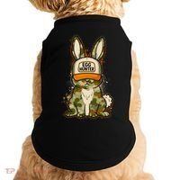 Funny Easter Egg Hunter Camouflage Bunny Rabbit Doggie Tank thumb 0
