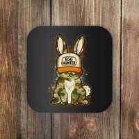 Funny Easter Egg Hunter Camouflage Bunny Rabbit Coaster thumb 0
