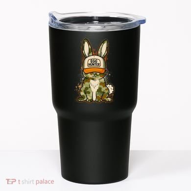 Funny Easter Egg Hunter Camouflage Bunny Rabbit Tumbler