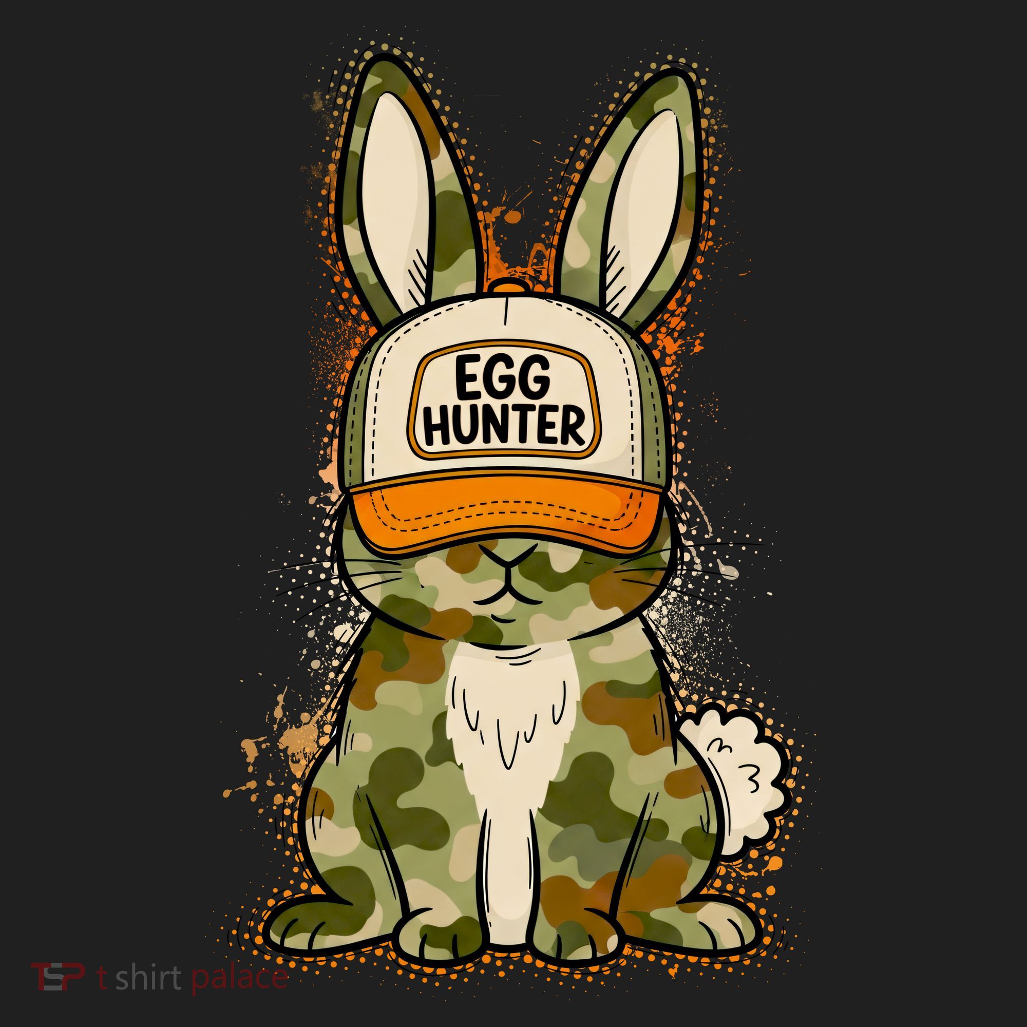 Funny Easter Egg Hunter Camouflage Bunny Rabbit Tumbler
