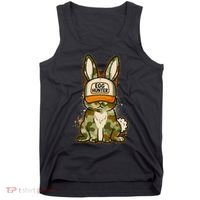 Funny Easter Egg Hunter Camouflage Bunny Rabbit Tank Top thumb 0