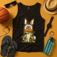 Funny Easter Egg Hunter Camouflage Bunny Rabbit Tank Top thumb 4