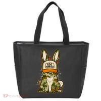 Funny Easter Egg Hunter Camouflage Bunny Rabbit Tote Bag thumb 0