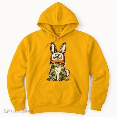 Funny Easter Egg Hunter Camouflage Bunny Rabbit Hoodie