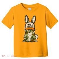 Funny Easter Egg Hunter Camouflage Bunny Rabbit Toddler T-Shirt thumb 0