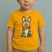 Funny Easter Egg Hunter Camouflage Bunny Rabbit Toddler T-Shirt thumb 2
