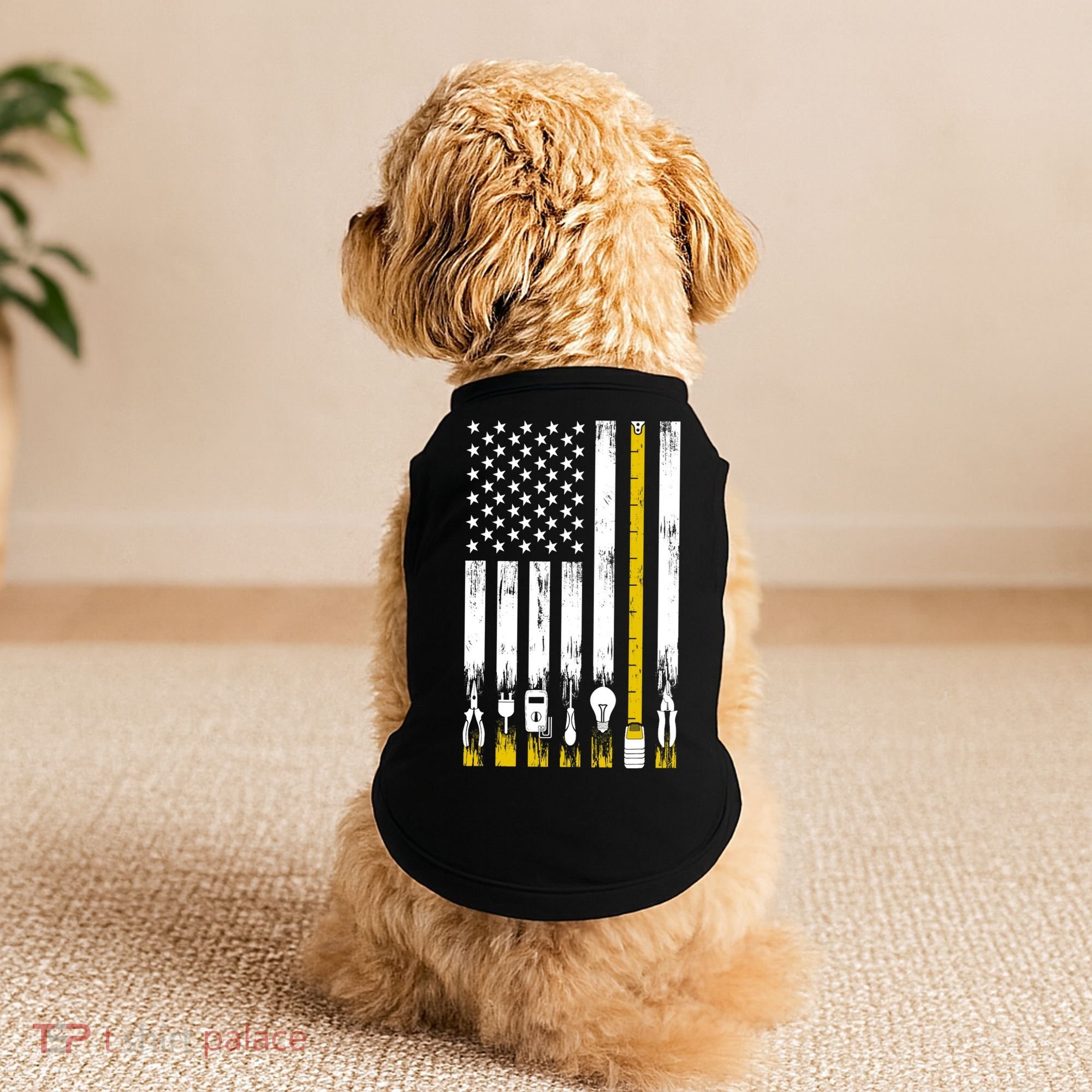 Funny Electrician Electrician Electrical Engineer Doggie Tank