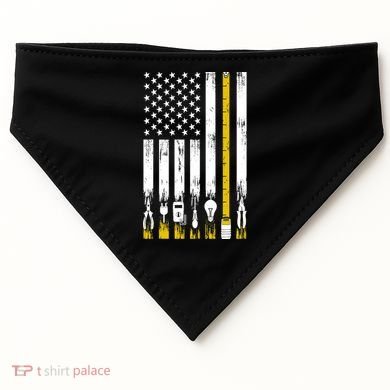 Funny Electrician Electrician Electrical Engineer USA-Made Doggie Bandana