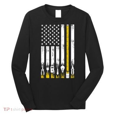 Funny Electrician Electrician Electrical Engineer Long Sleeve Shirt