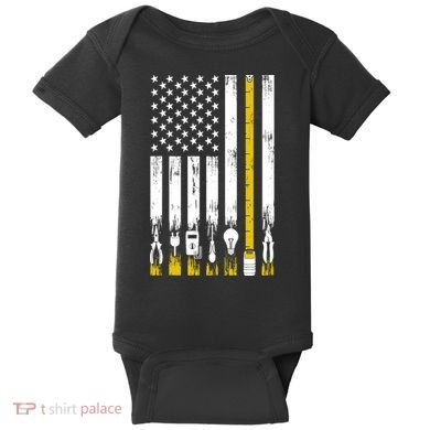 Funny Electrician Electrician Electrical Engineer Baby Bodysuit