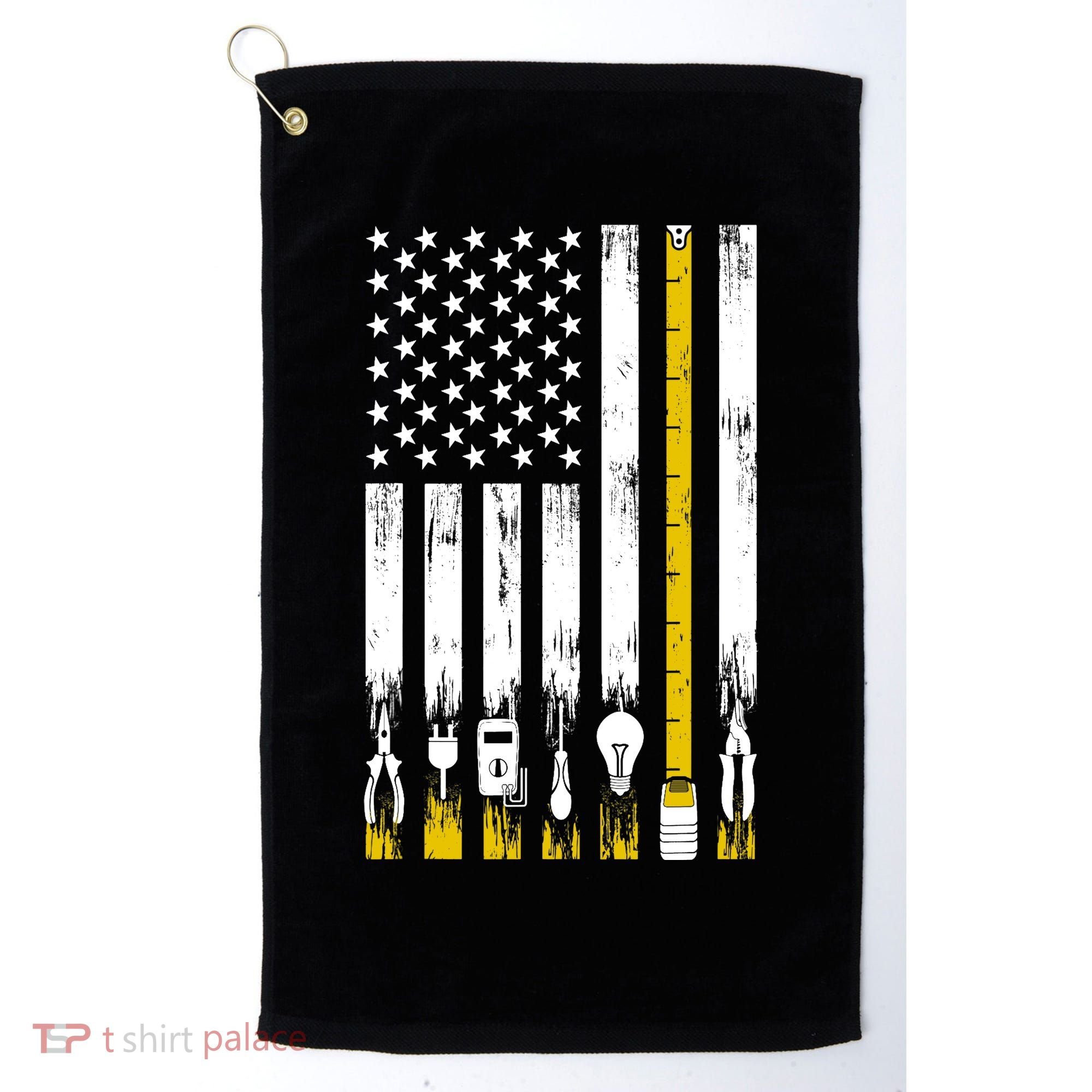 Funny Electrician Electrician Electrical Engineer Golf Towel