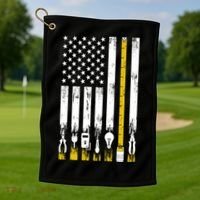 Funny Electrician Electrician Electrical Engineer Golf Towel thumb 1