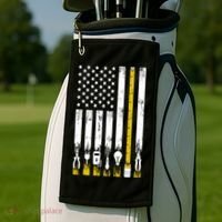 Funny Electrician Electrician Electrical Engineer Golf Towel thumb 2