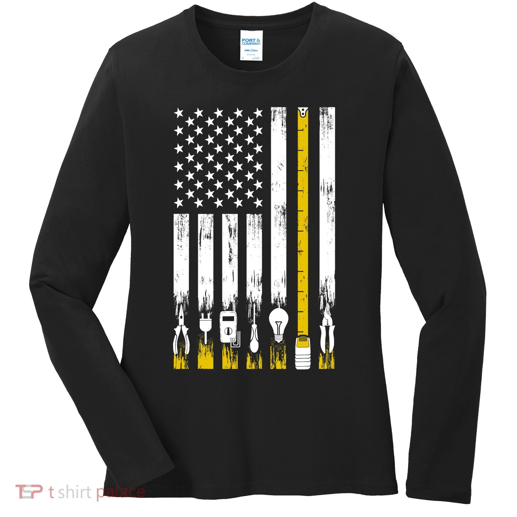Funny Electrician Electrician Electrical Engineer Women's Long Sleeve Shirt