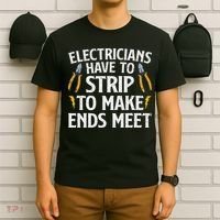 Funny Electrician Electrician Electrical Tools T-Shirt thumb 6