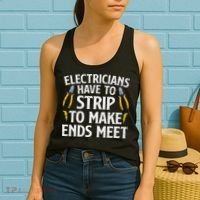 Funny Electrician Electrician Electrical Tools Women's Tank Top thumb 2