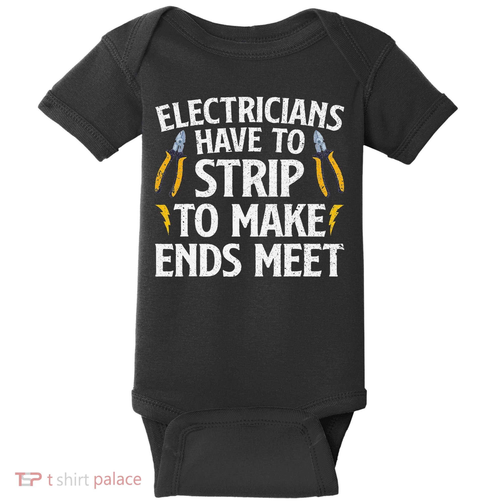 Funny Electrician Electrician Electrical Tools Baby Bodysuit