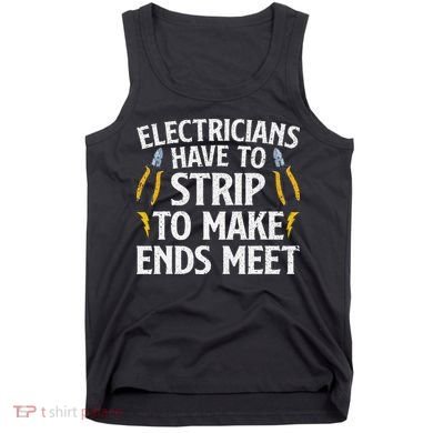 Funny Electrician Electrician Electrical Tools Tank Top