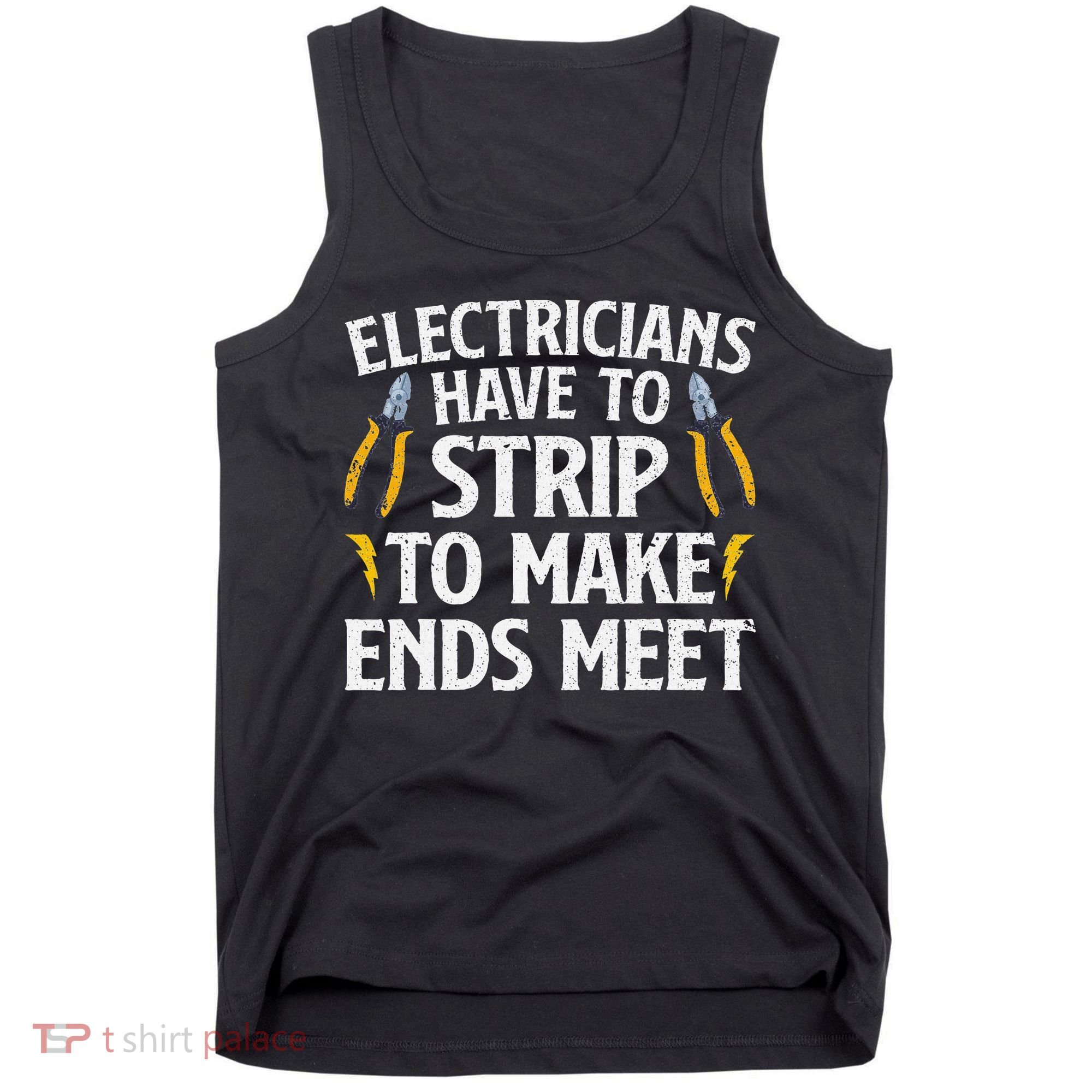 Funny Electrician Electrician Electrical Tools Tank Top