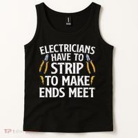 Funny Electrician Electrician Electrical Tools Tank Top thumb 2