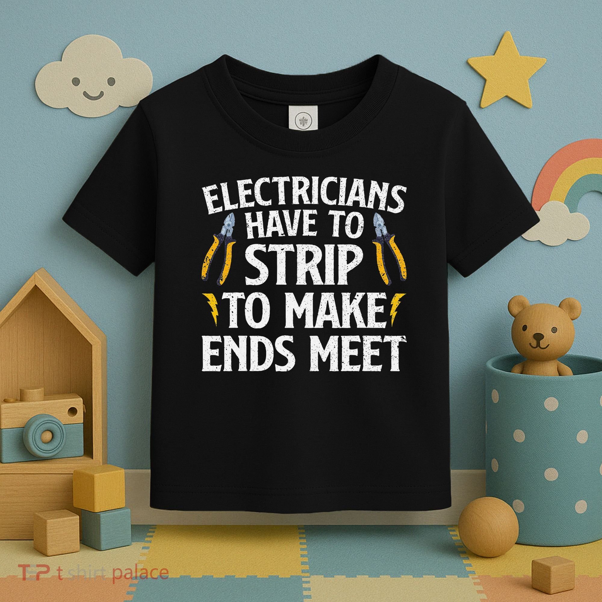 Funny Electrician Electrician Electrical Tools Toddler T-Shirt