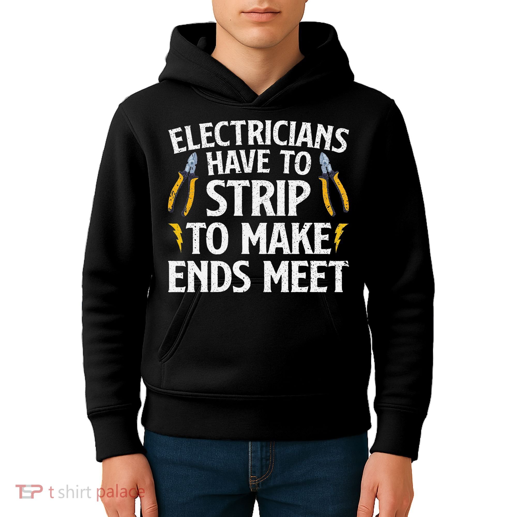 Funny Electrician Electrician Electrical Tools Kids Hoodie