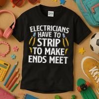 Funny Electrician Electrician Electrical Tools Kids T-Shirt thumb 3