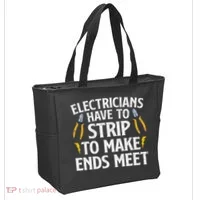 Funny Electrician Electrician Electrical Tools Tote Bag thumb 2