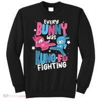 Funny Easter Every Bunny Was Kung Fu Fighting Sweatshirt thumb 0