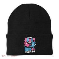 Funny Easter Every Bunny Was Kung Fu Fighting Beanie thumb 0