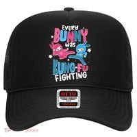 Funny Easter Every Bunny Was Kung Fu Fighting Hat thumb 0