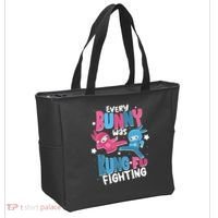 Funny Easter Every Bunny Was Kung Fu Fighting Tote Bag thumb 2