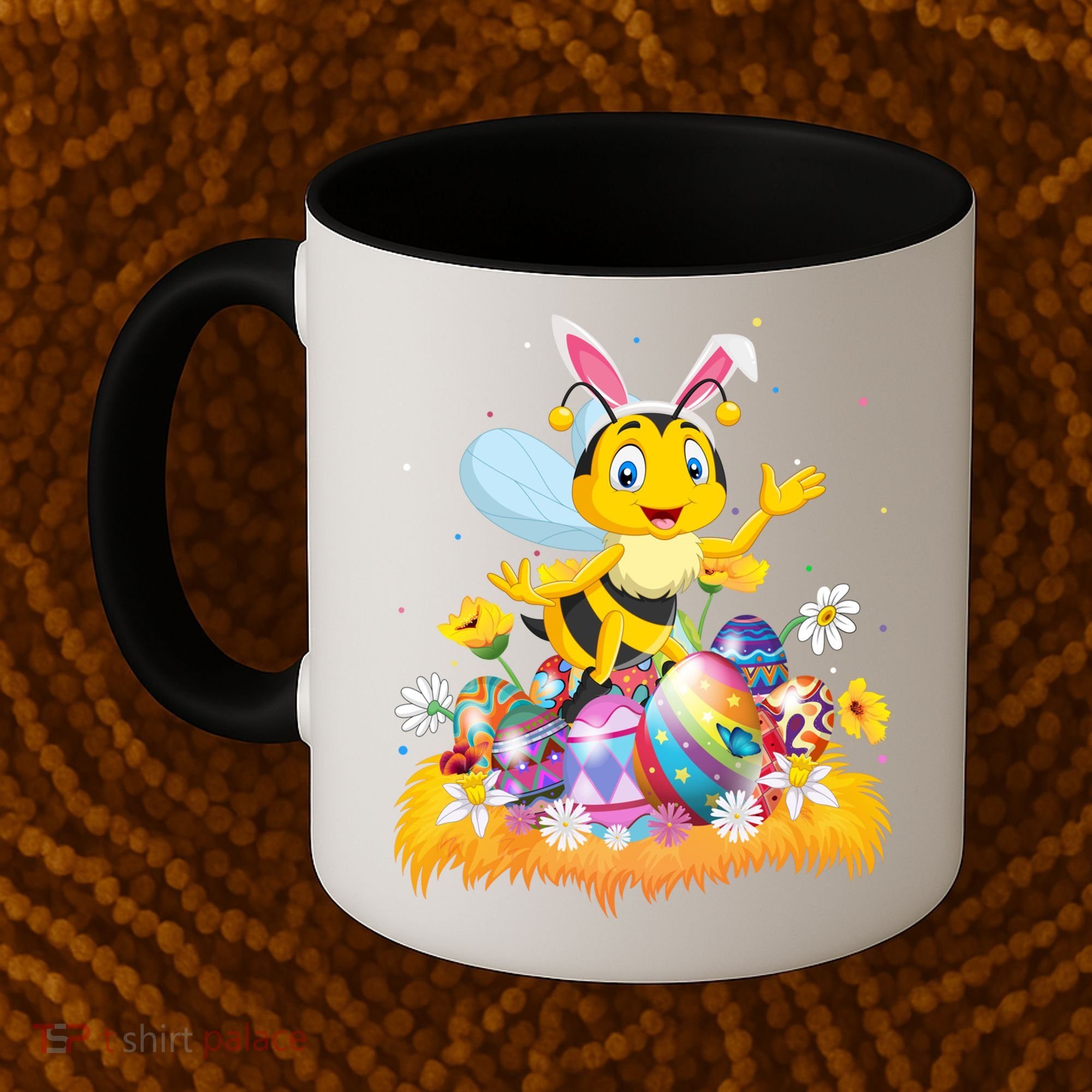 Funny Easter Egg Lover Cute Bee Easter Sunday Cute Gift Coffee Mug