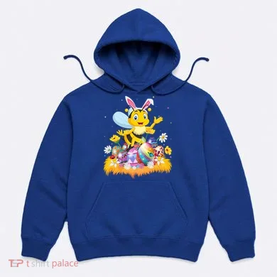 Funny Easter Egg Lover Cute Bee Easter Sunday Cute Gift Hoodie