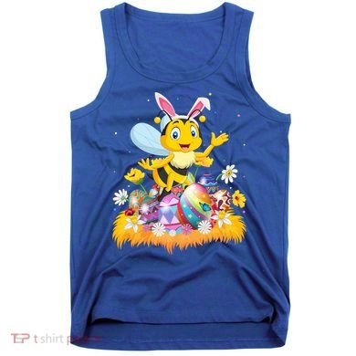 Funny Easter Egg Lover Cute Bee Easter Sunday Cute Gift Tank Top