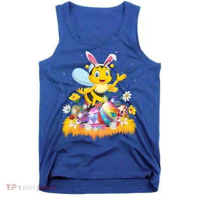 Funny Easter Egg Lover Cute Bee Easter Sunday Cute Gift Tank Top