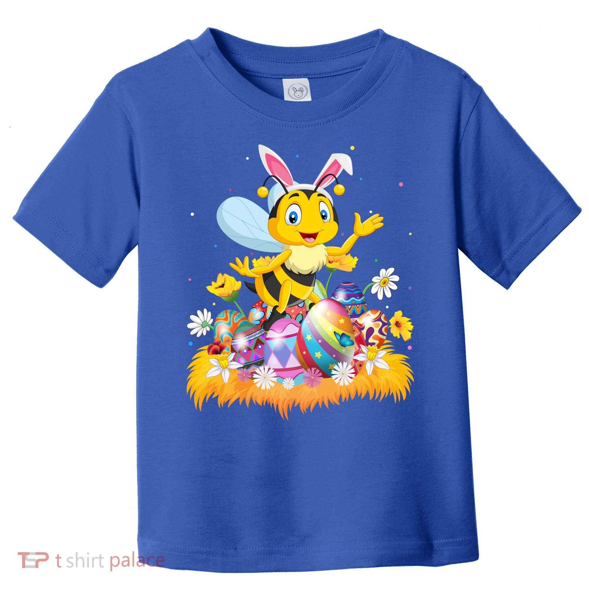 Funny Easter Egg Lover Cute Bee Easter Sunday Cute Gift Toddler T-Shirt