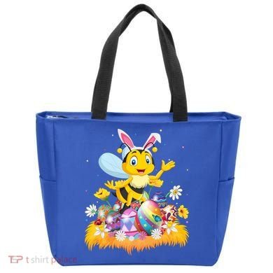 Funny Easter Egg Lover Cute Bee Easter Sunday Cute Gift Tote Bag