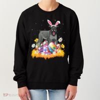 Funny Easter Egg Lover Miniature Schnauzer Dog Easter Sunday Gift Women's Sweatshirt thumb 0