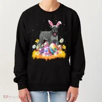 Funny Easter Egg Lover Miniature Schnauzer Dog Easter Sunday Gift Women's Sweatshirt thumb 0