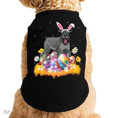 Funny Easter Egg Lover Miniature Schnauzer Dog Easter Sunday Gift Doggie Tank