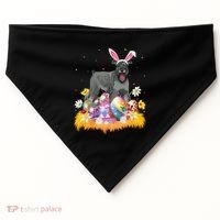 Funny Easter Egg Lover Miniature Schnauzer Dog Easter Sunday Gift USA-Made Doggie Bandana thumb 0