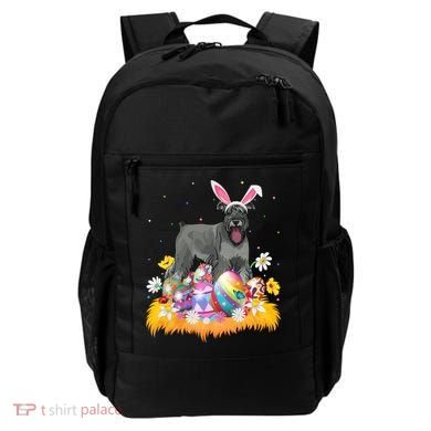 Funny Easter Egg Lover Miniature Schnauzer Dog Easter Sunday Gift Backpack