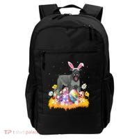 Funny Easter Egg Lover Miniature Schnauzer Dog Easter Sunday Gift Backpack thumb 0
