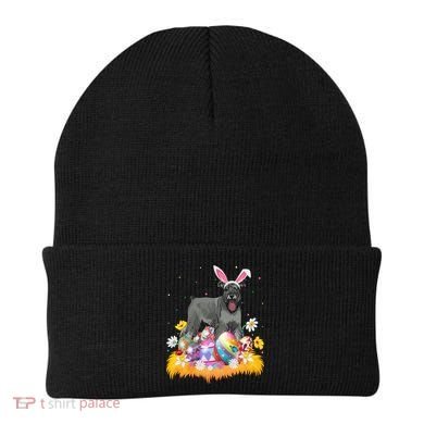 Funny Easter Egg Lover Miniature Schnauzer Dog Easter Sunday Gift Beanie