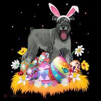 Funny Easter Egg Lover Miniature Schnauzer Dog Easter Sunday Gift Women's Hoodie thumb 2