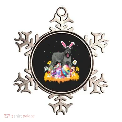 Funny Easter Egg Lover Miniature Schnauzer Dog Easter Sunday Gift Ornament